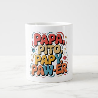 Papa Pito Pappy Pawer Large Coffee Mug