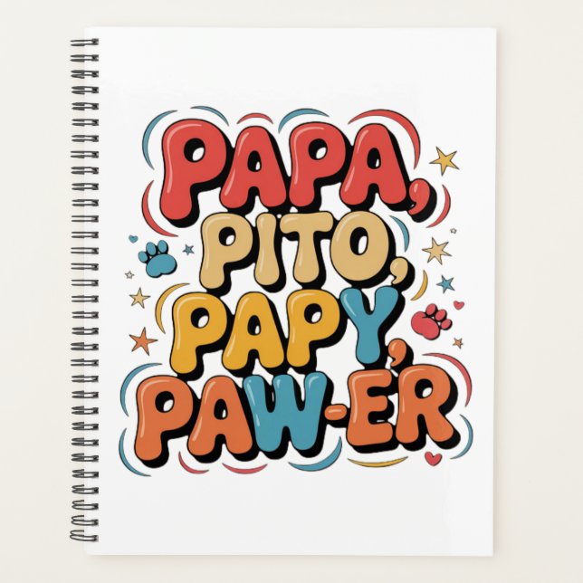 Papa Pito Pappy Pawer Planner (Front)