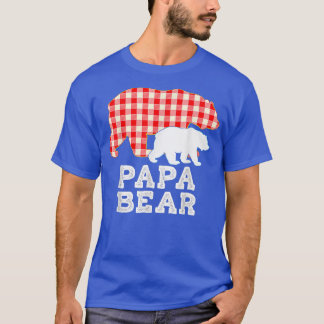 Papa Plaid Great Bear Daddy Grandpa Father Day Pro T-Shirt