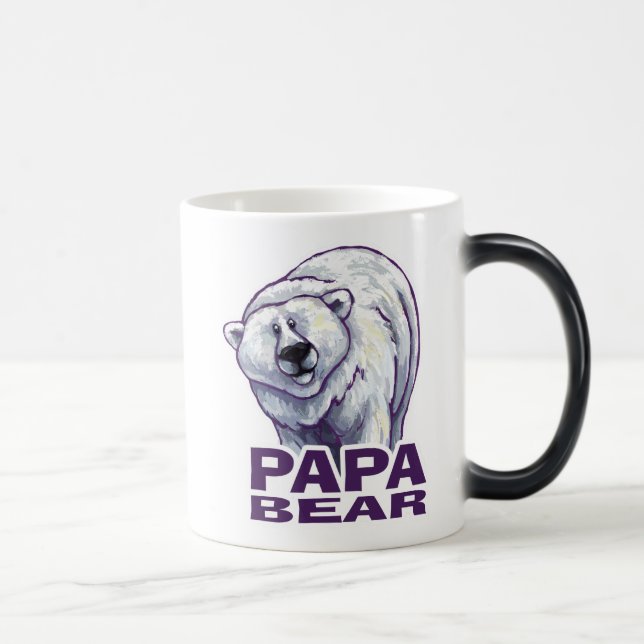 Papa Polar Bear Magic Mug (Right)