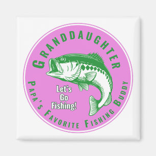 Papa’s Favorite Fishing Buddy Magnet