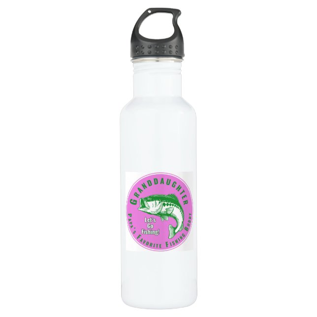 Papa’s Favourite Fishing Buddy 710 Ml Water Bottle (Front)