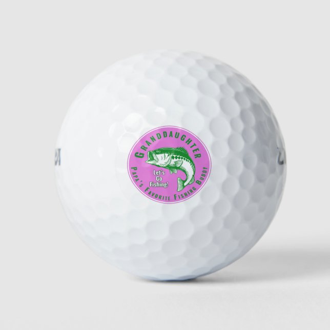 Papa’s Favourite Fishing Buddy Golf Balls (Front)