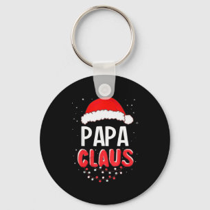 Papa Santa Claus Christmas Matching Costume  Key Ring