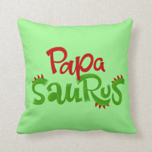 Papa Saurus Graphic Cushion