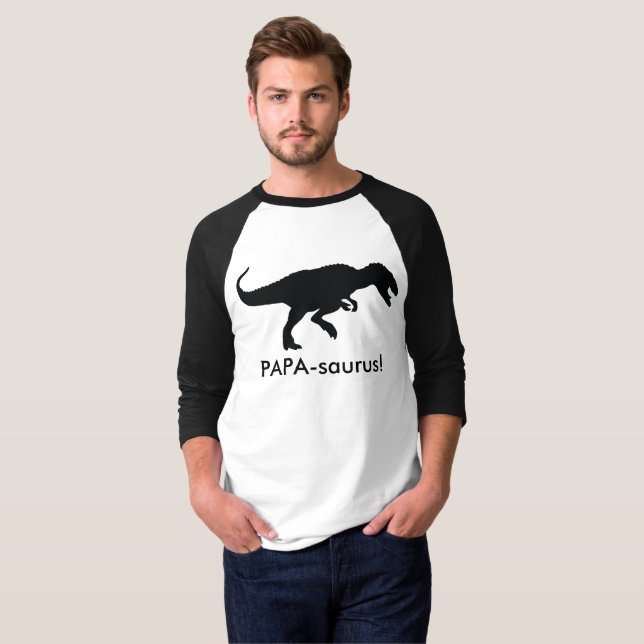 PAPA-saurus Long Sleeve T-shirt (Front Full)
