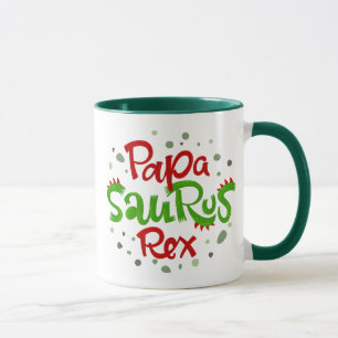 Papa Saurus Rex Graphic Mug