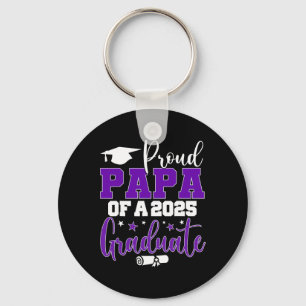 Papa Senior 2025 Proud Papa Of A Cl Of 2025 Gradua Key Ring