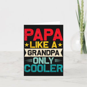 Papa Shirts For Men Grandpa Fathers Day Papa From  Card