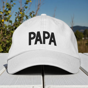 Papa Simple Embroidered Father’s Day Gift Hat