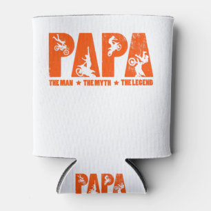 Papa The Man The Myth The Motocross Legend Can Cooler