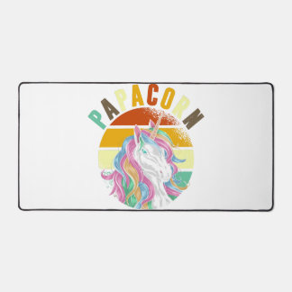 Papa Unicorn Desk Mat