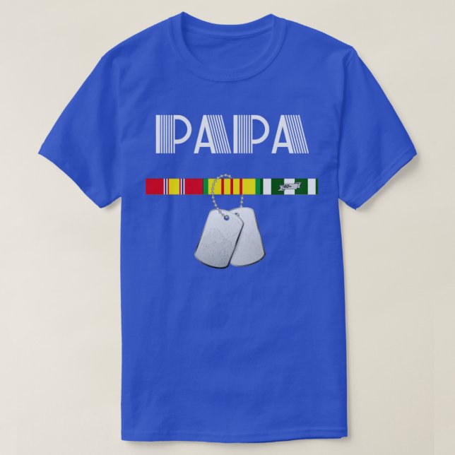Papa VietNam Veteran  VietNam Veteran Gifts  T-Shirt (Design Front)
