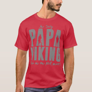 Papa Viking fathers day Celtic mythology Silhouett T-Shirt