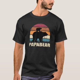 Papabear Daddy Bear Family Baby Newborn Bear Papa T-Shirt