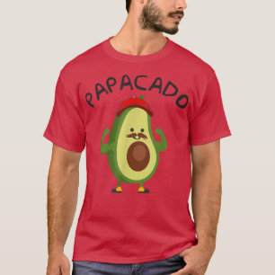 Papacado, Avocado For Men Funny Dad, Best Papa T-Shirt