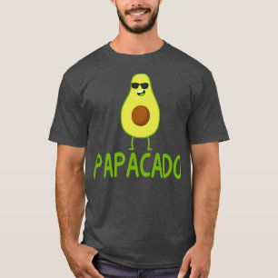 Papacado Funny Avocado Dad Fathers Day Gift 1 T-Shirt
