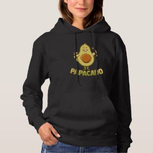 Papacado Vegan Dad Father's Day Fruit Avocado  Dad Hoodie