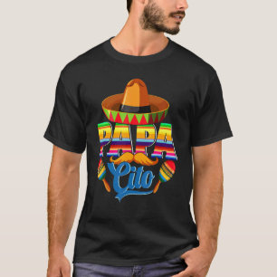 Papacito Cinco De Mayo For Men Dad Mexico Party Le T-Shirt