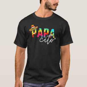 Papacito Cinco De Mayo Let's Fiesta Mexican Sombre T-Shirt