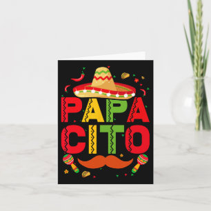 Papacito Family Cinco De Mayo Matchin Couple Mexic Card