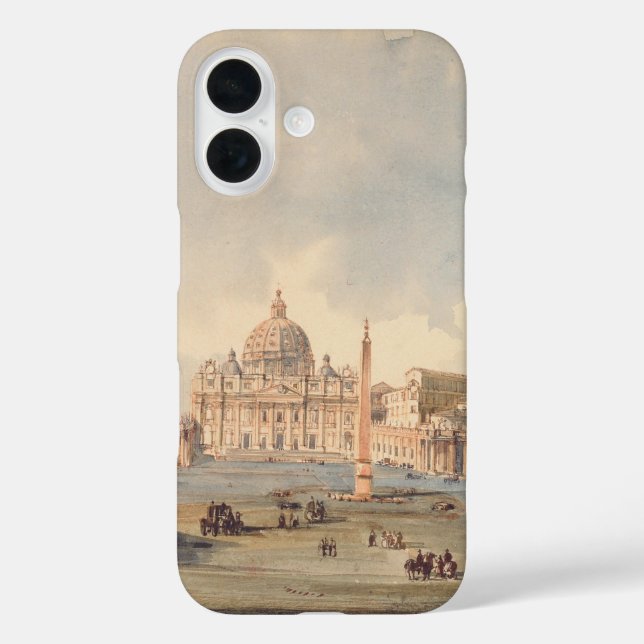 Papal Basilica of Saint Peter in the Vatican Case-Mate iPhone Case (Back)