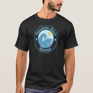 Papaohaku Beach Hi Hawaii Souvenir Nautical Surfer T-Shirt