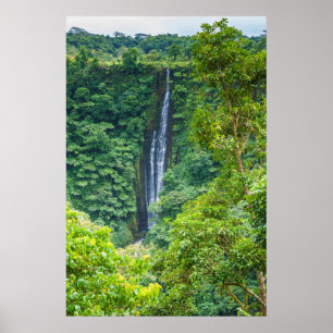 Papapapaitai Waterfall In Jungle Poster