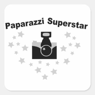 Paparazzi Camera Square Sticker
