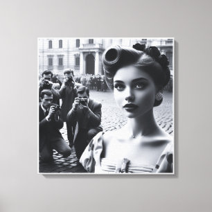 Paparazzi Canvas Print