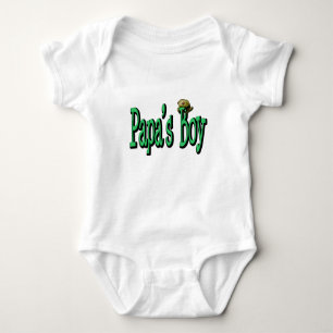 Papa's Boy Baby Bodysuit