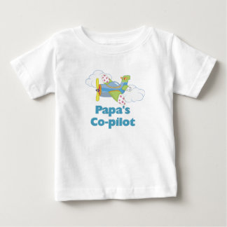 Papa's Co-pilot Baby T-Shirt