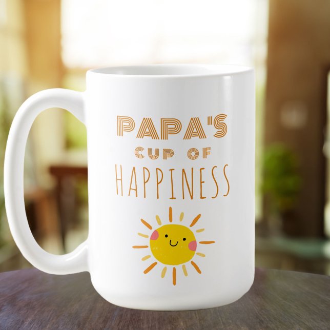 Papa's Cup of Happiness, large sunshine mug (Creator Uploaded)