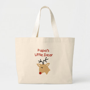 Papa's Dear Large Tote Bag