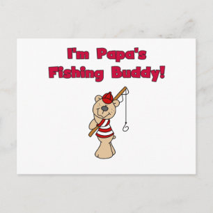 Papa's Fishing Buddy Tshirts and Gifts Postcard