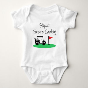 Papa's Future Caddy Baby Bodysuit