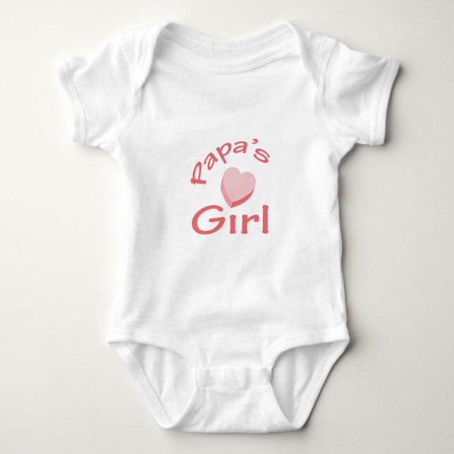 PAPAS GIRL BABY BODYSUIT (Front)