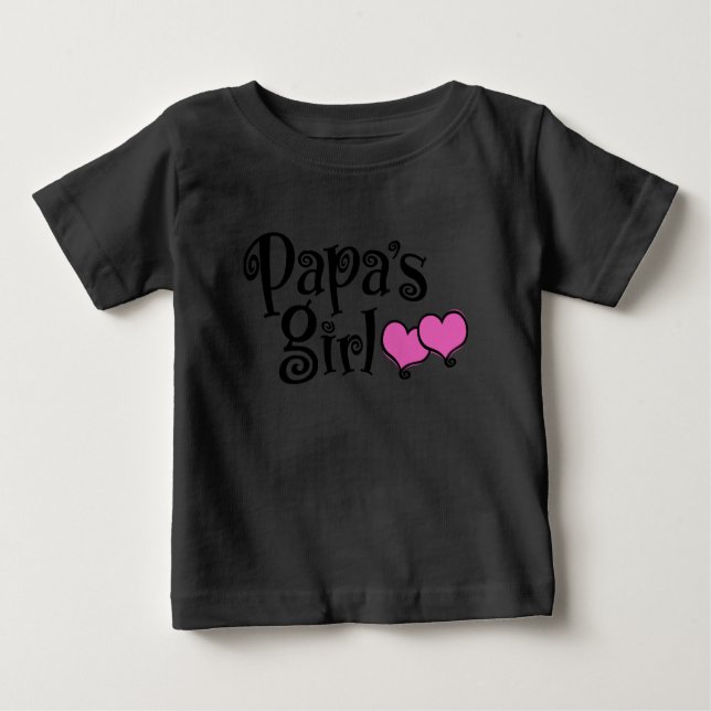 Papa's Girl Baby T-Shirt (Front)