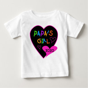 Papa's Girl Tees, Hats, Mugs, Buttons, clothing Baby T-Shirt