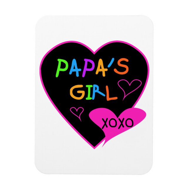Papa's Girl Tees, Hats, Mugs, Buttons, clothing Magnet (Vertical)