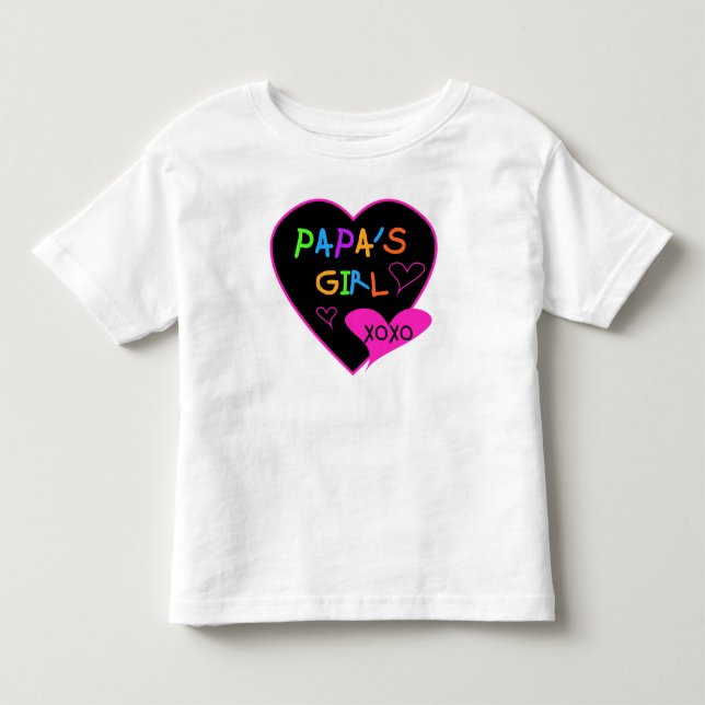 Papa's Girl Tees, Hats, Mugs, Buttons, clothing Toddler T-Shirt (Front)