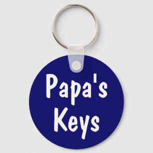 Papa's Keys Key Ring