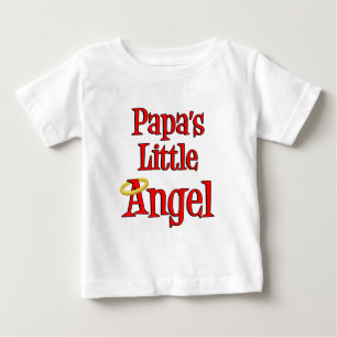 Papa's Little Angel Baby T-Shirt