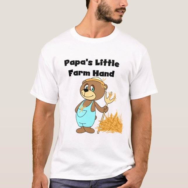 Papa's Little Farm Hand Tshirts and Gifts (Front)