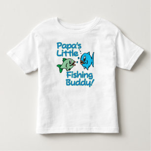 PAPA'S LITTLE FISHING BUDDY! TODDLER T-Shirt