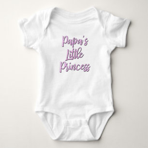 Papa's Little Princess bodysuit for baby