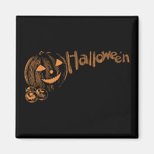 Papa's Posse of Halloween Jack o Lanterns Magnet