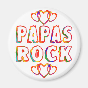 Papas Rock Magnet