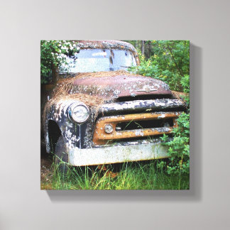 Papa's Truck Canvas Print