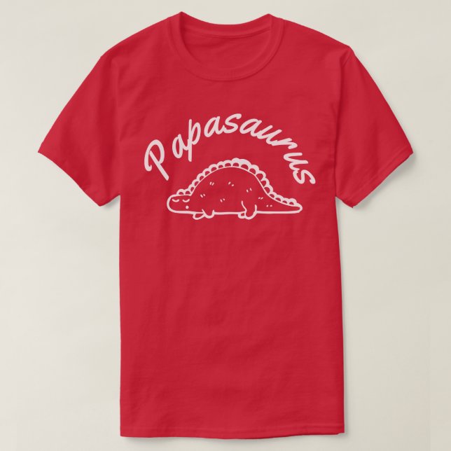 Papasaurus A Cute Design For Dad 1 T-Shirt (Design Front)